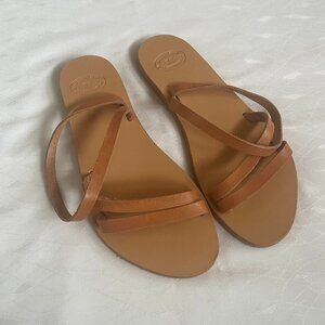 Tan Brown Minimalist Sandals for Casual Wear